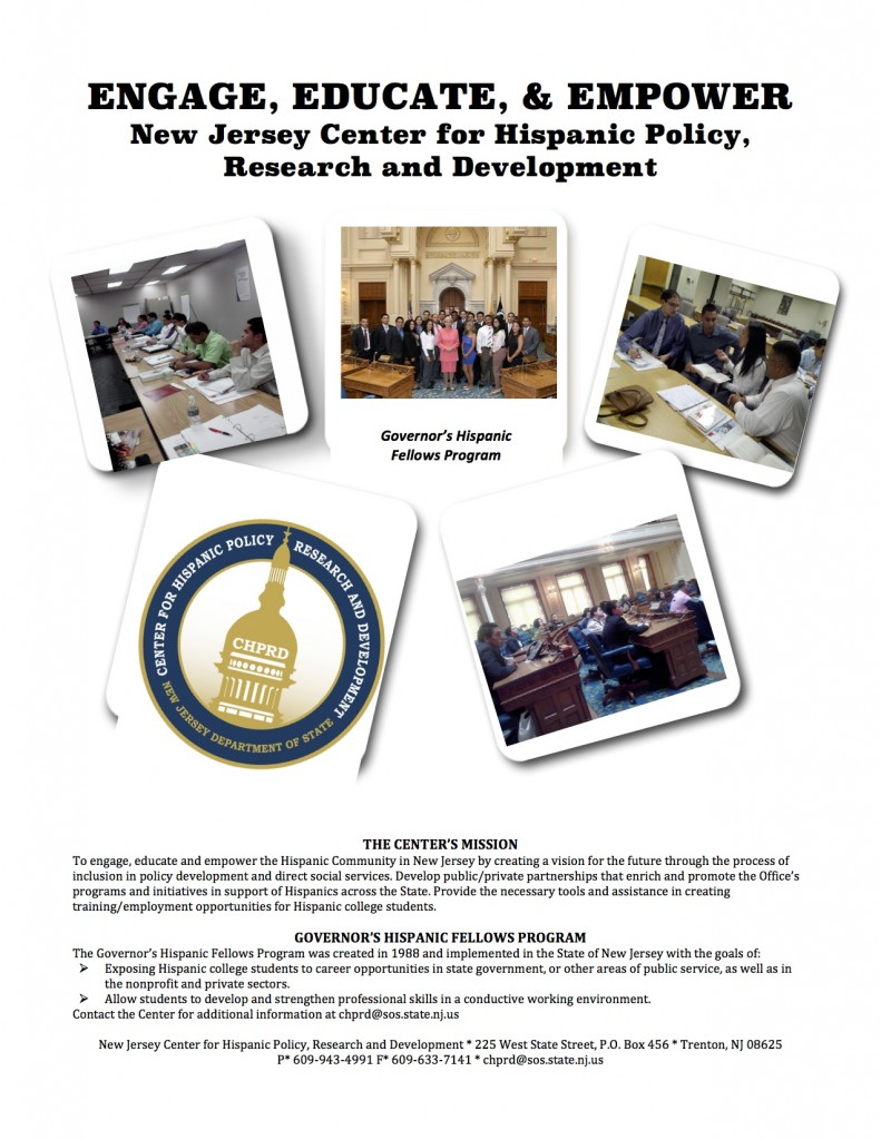 Governor's Hispanic Fellows Program Handout