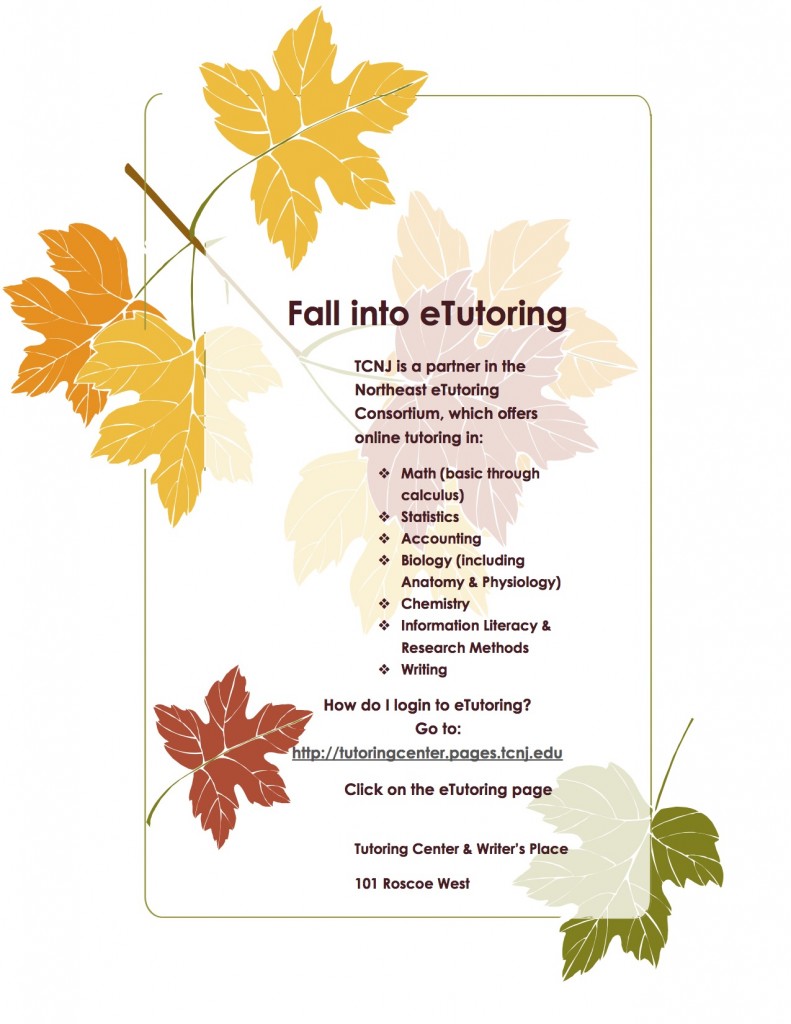 Fall into eTutoring adv for Signal